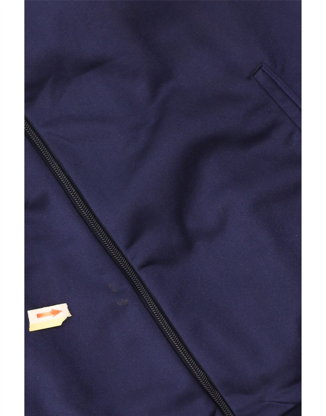 ASICS Mens Graphic Chándal Top Chaqueta Grande Azul Marino Poliamida