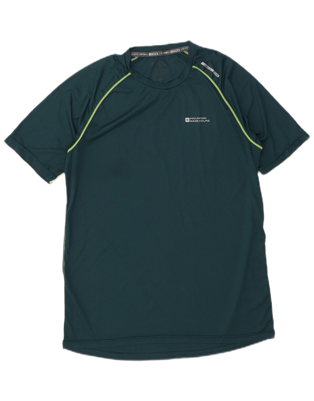 Camiseta para hombre Mountain Warehouse Top grande verde Poliéster