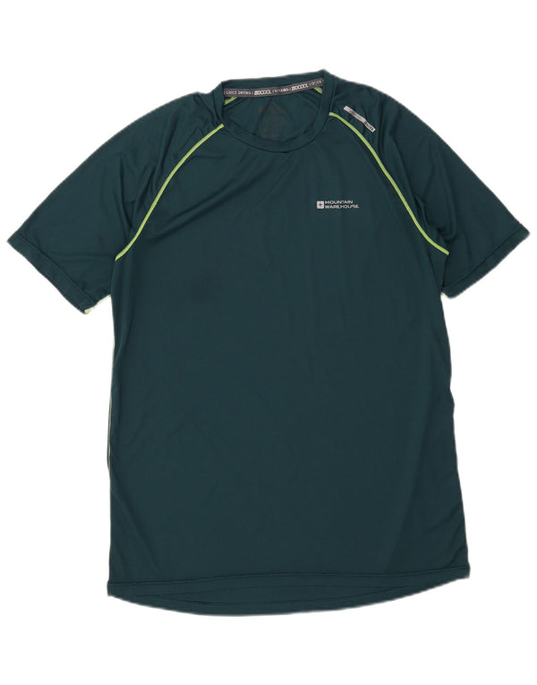 Camiseta para hombre Mountain Warehouse Top grande verde Poliéster