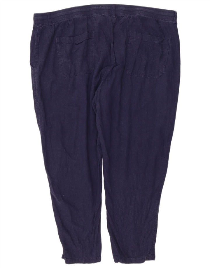 Pantalones chinos ajustados para mujer Marks & Spencer W46 L26 Azul marino