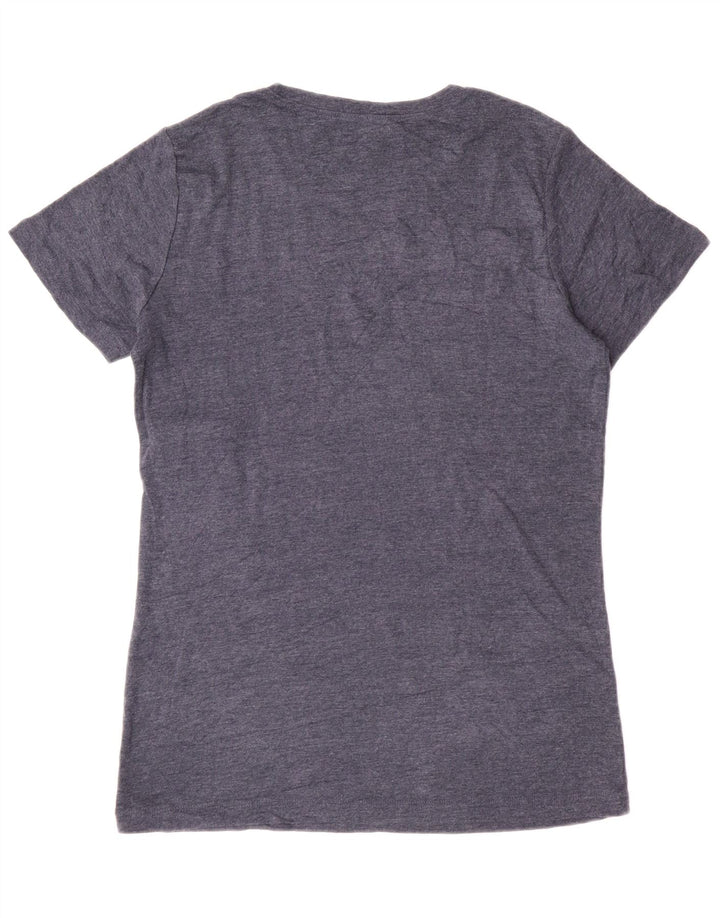 Eddie Bauer Camiseta para mujer Top UK 14 Large Azul marino Algodón