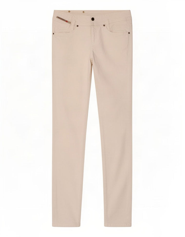 Vaqueros Slim Mujer Diesel W28 L33 Algodón Blanco
