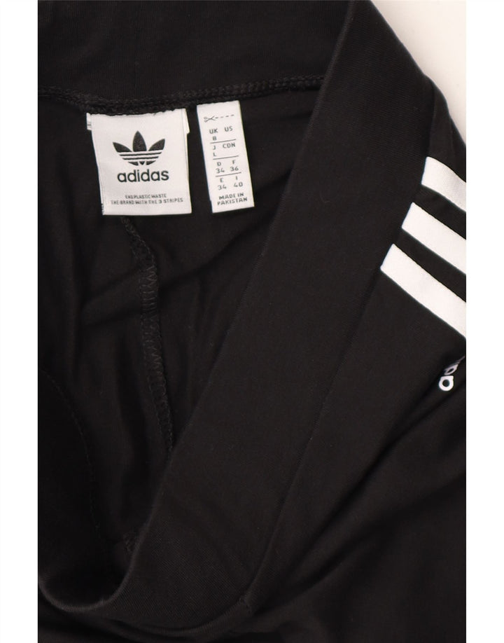 ADIDAS Womens Leggings UK 8 Small  Black Vintage Adidas and Second-Hand Adidas from Messina Hembry 