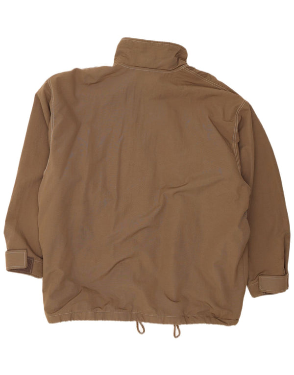 Nike Chaqueta cortavientos holgada para hombre UK 45/47 XL Marrón Nylon