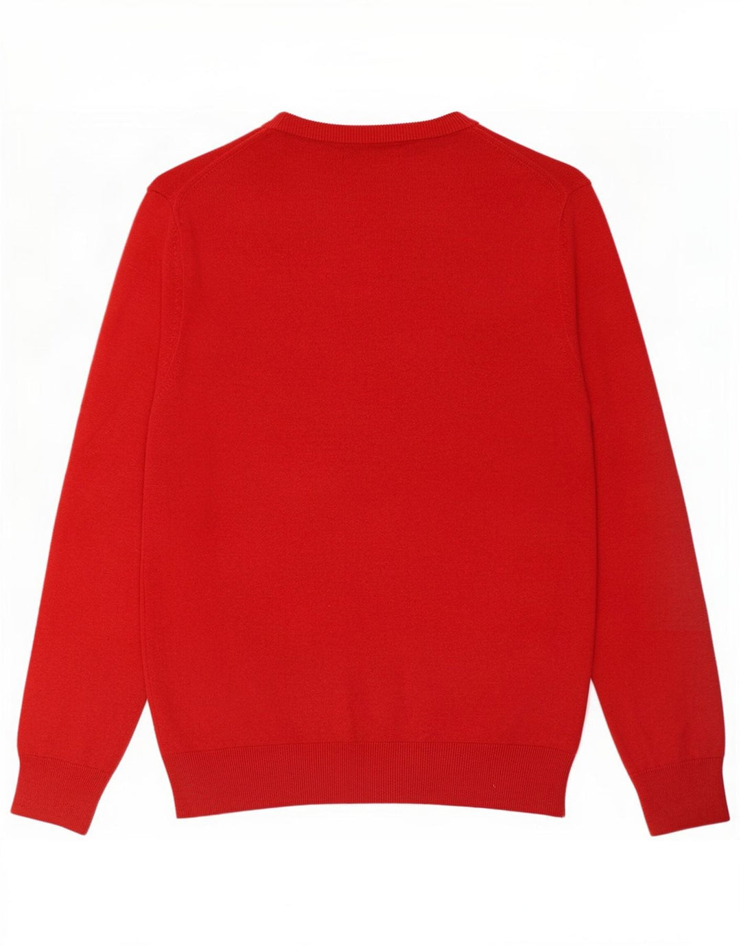 Marks & Spencer - Jersey con cuello en V para hombre, talla grande, algodón rojo