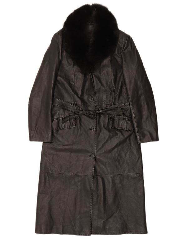 Abrigo de cuero para mujer Conbipel IT 44 Medium Black