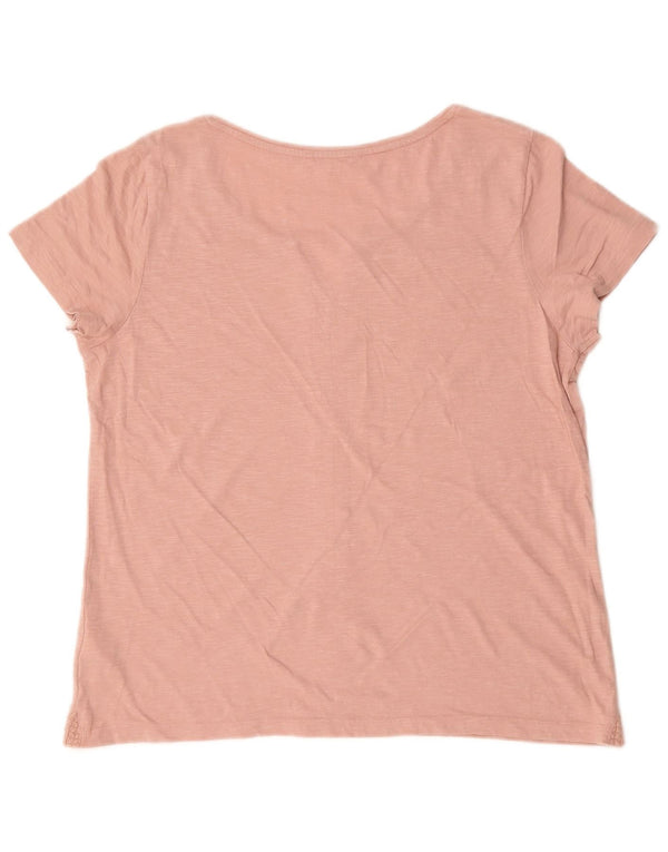 White Stuff Camiseta para mujer Top UK 46 Large Pink Cotton