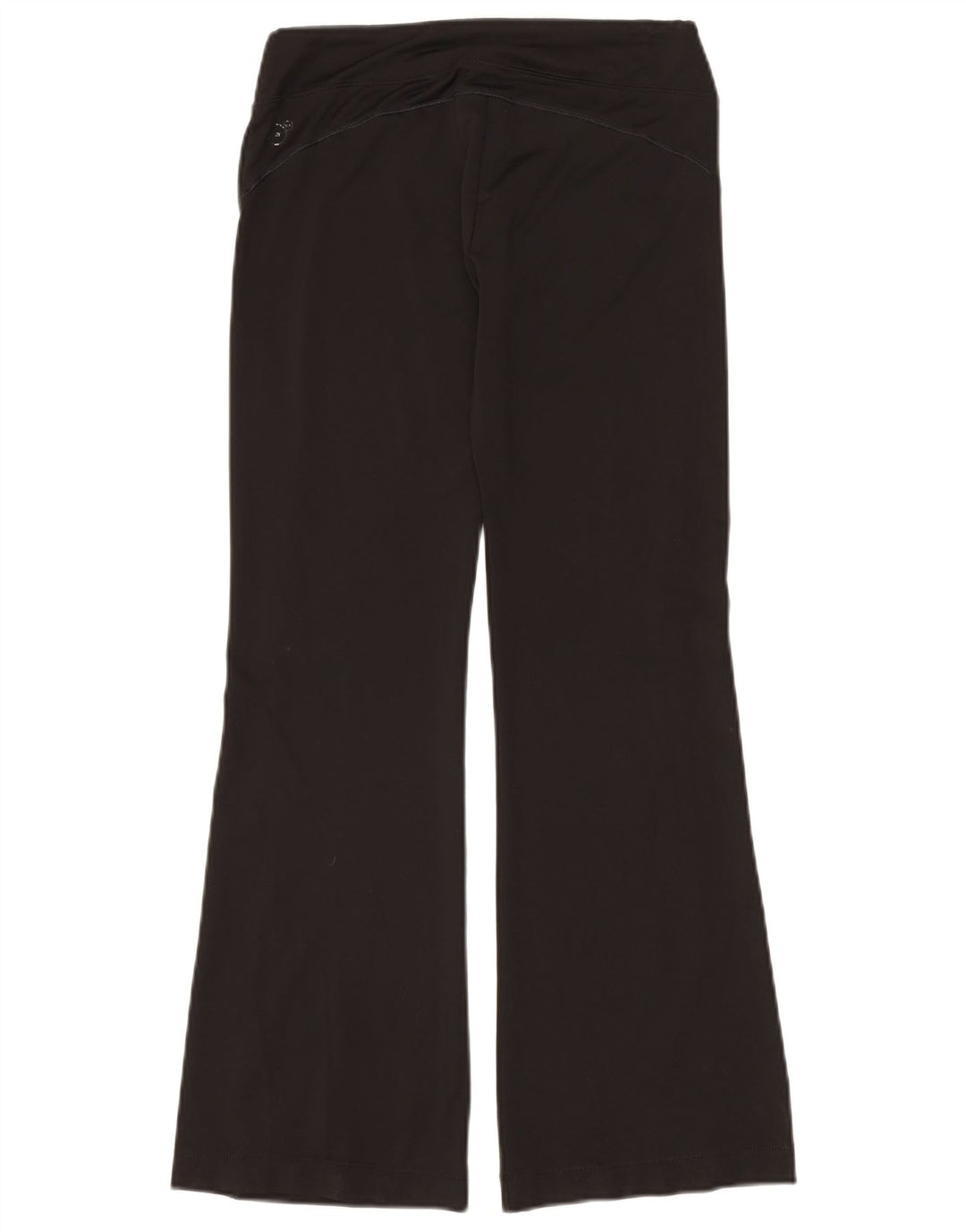 Puma Pantalones de chándal acampanados para mujer, talla 40, poliéster negro mediano