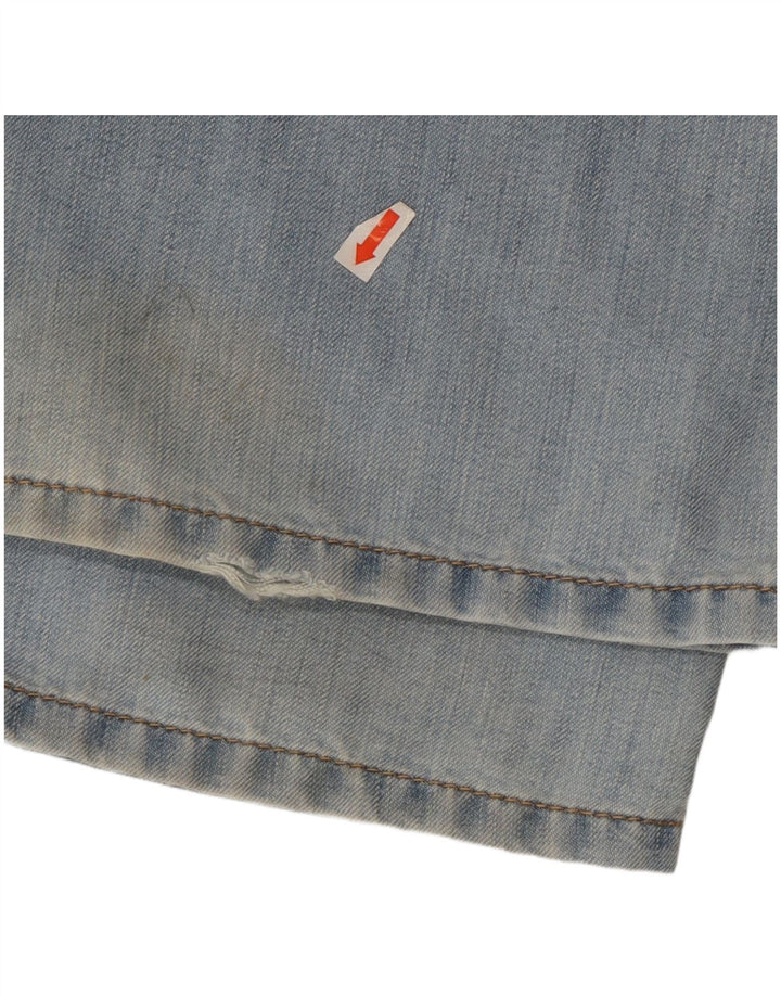 Roy Rogers Jeans Seven Bell Bootcut para Mujer IT 46 Grande W32 L34 Algodón Azul