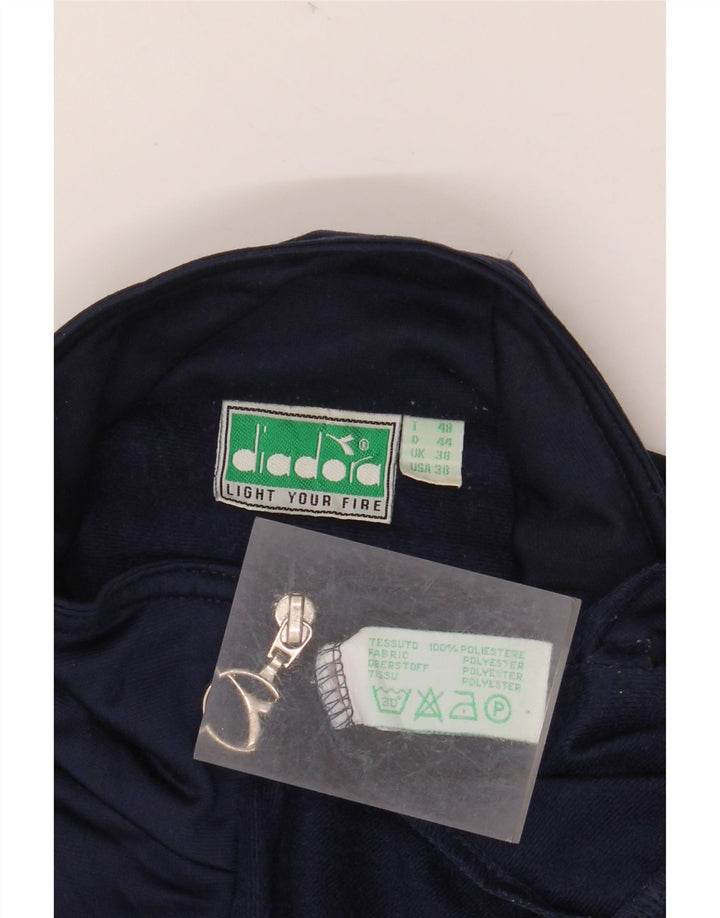 DIADORA Chaqueta de chándal para hombre ES 38 Medium Azul marino Colorblock