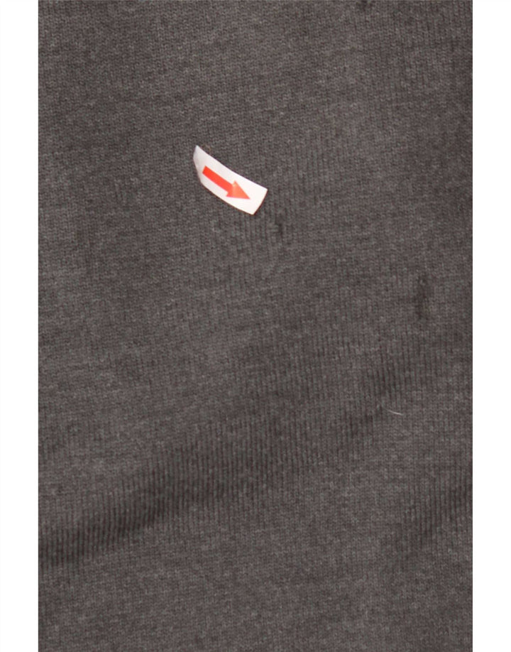 Lacoste Jersey De Cuello Redondo Para Hombre XL Lana Gris