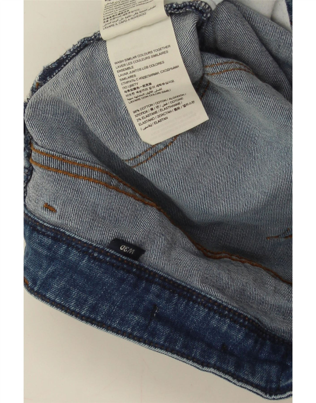 Shorts Vaqueros Mujer SUPERDRY W30 Azul Medio Algodón
