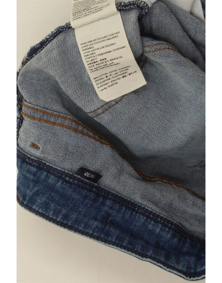 Shorts Vaqueros Mujer SUPERDRY W30 Azul Medio Algodón