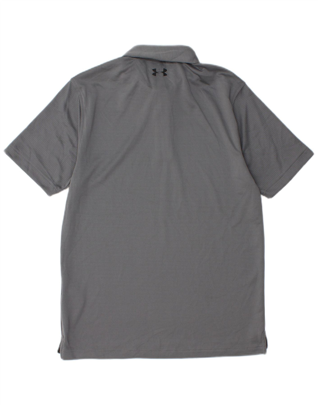 Under Armour Polo Heat Gear para hombre, poliéster gris pequeño