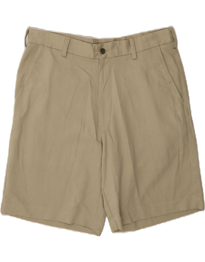 IZOD Mens Chino Shorts W34 Large  Beige Polyester Vintage Izod and Second-Hand Izod from Messina Hembry 