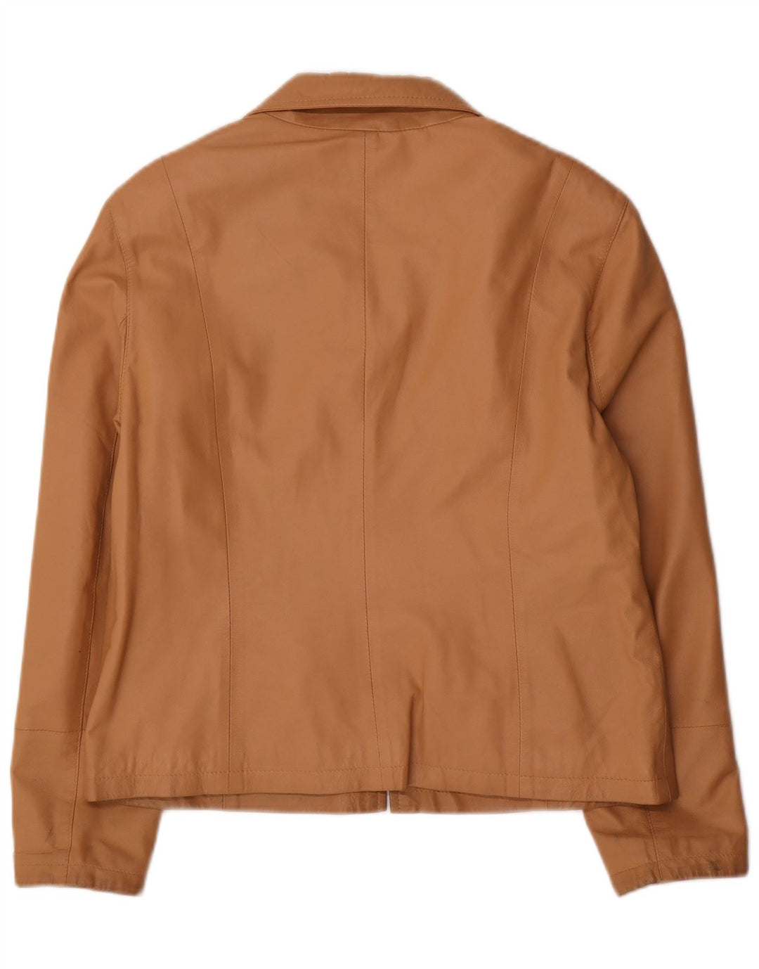 Franco Callegari Chaqueta de cuero bomber para mujer Reino Unido 46 Cuero beige grande