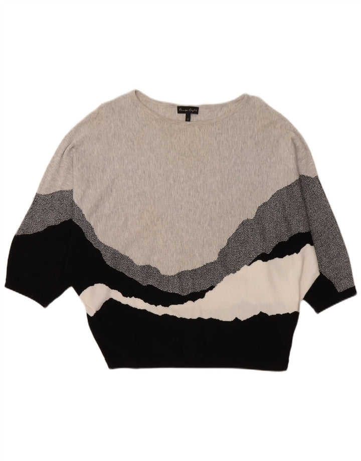 PHASE EIGHT Suéter tipo jersey de gran tamaño con cuello barco para mujer UK 40 Gris medio