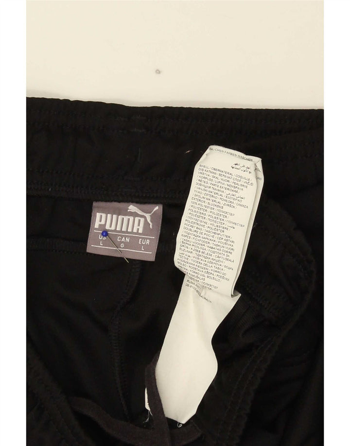 Pantalón De Chándal Puma Hombre Grande Negro Poliéster