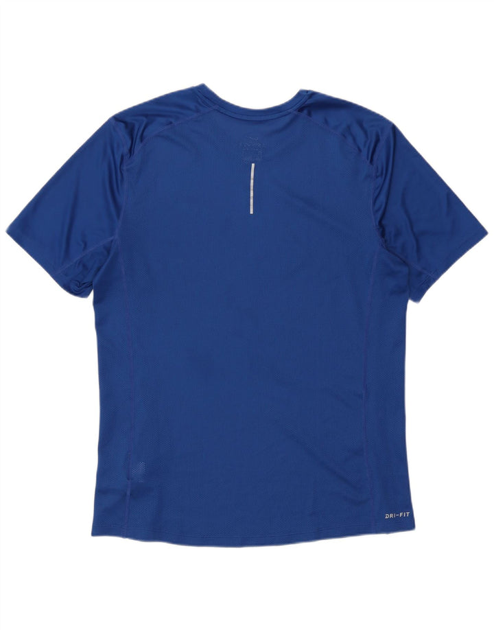 Camiseta Nike Dri Fit para hombre Top poliéster azul medio