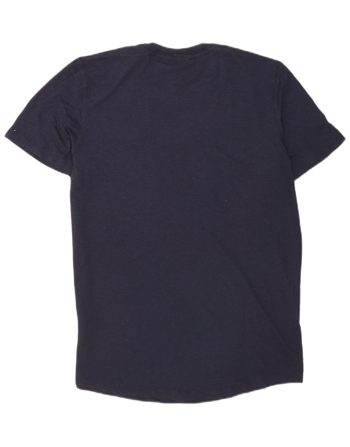 Jack & Jones Hombre Camiseta Top XL Azul Marino Poliéster