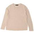 Marks & Spencer - Jersey de cuello redondo para mujer, talla 40, acrílico blanco mediano