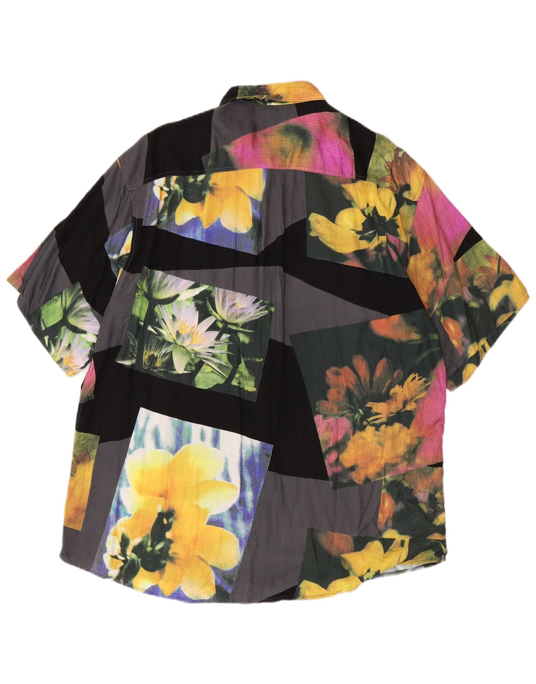 Camisa de manga corta para hombre Fairbanks talla 42 patchwork multicolor grande