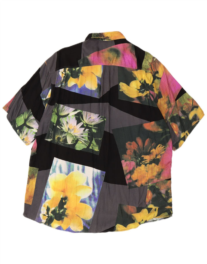 Camisa de manga corta para hombre Fairbanks talla 42 patchwork multicolor grande