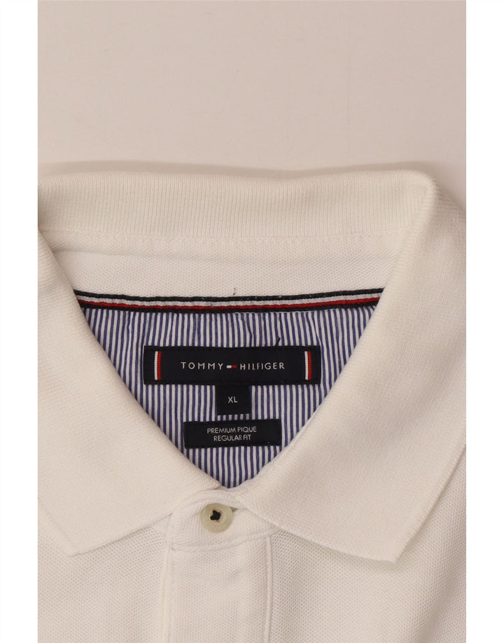 Tommy Hilfiger Polo Regular Fit para Hombre XL Blanco