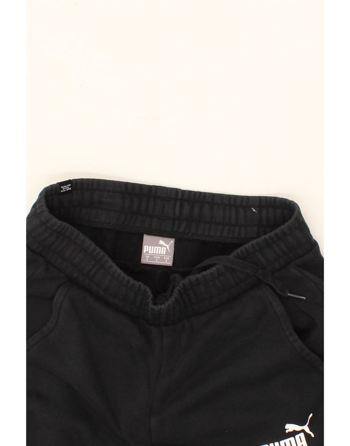 PUMA Mens Tracksuit Trousers Joggers Small Black Vintage Puma and Second-Hand Puma from Messina Hembry 