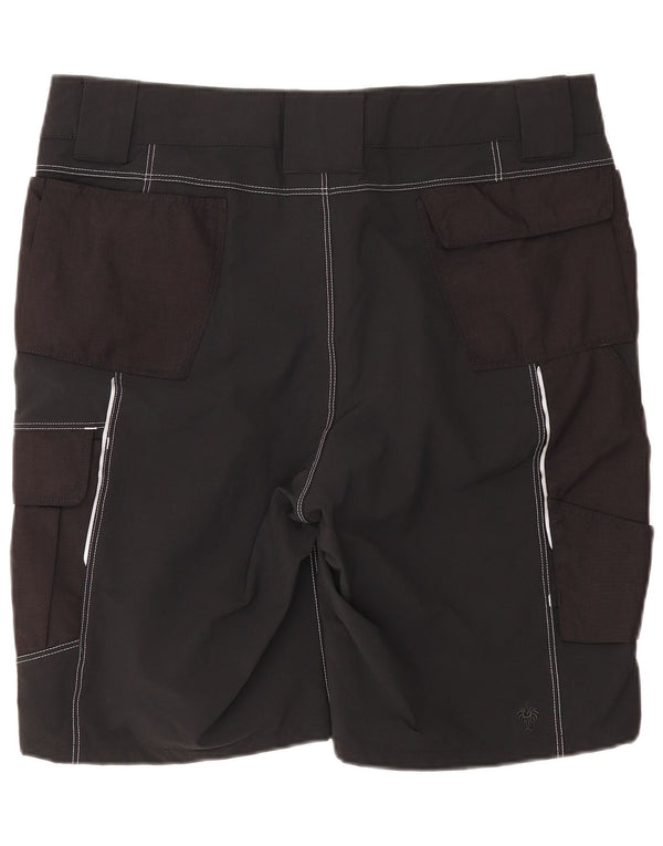 Engelbert Strauss Pantalones cortos cargo para hombre UK 44 2XL W40 Poliamida negra