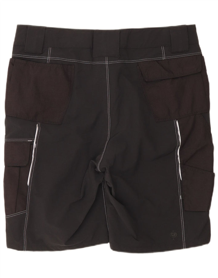 Engelbert Strauss Pantalones cortos cargo para hombre UK 44 2XL W40 Poliamida negra