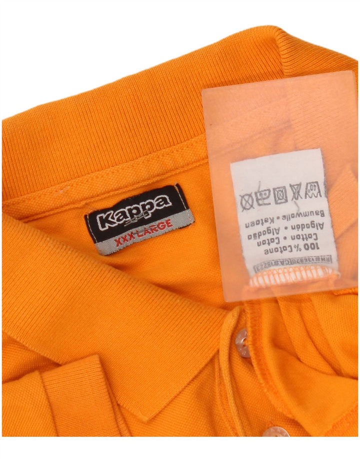 Kappa Polo Hombre 3XL Naranja Algodón