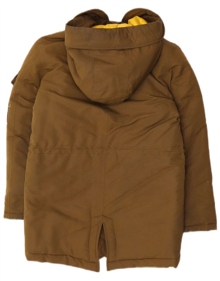 Diesel Chaqueta Parka Con Capucha Para Niño 9-10 Años Caqui Poliéster