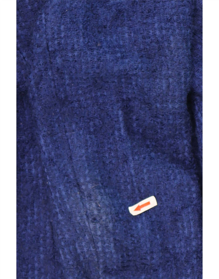 Zara Mujer Chaqueta Blazer De Doble Botonadura UK 44 Azul Medio
