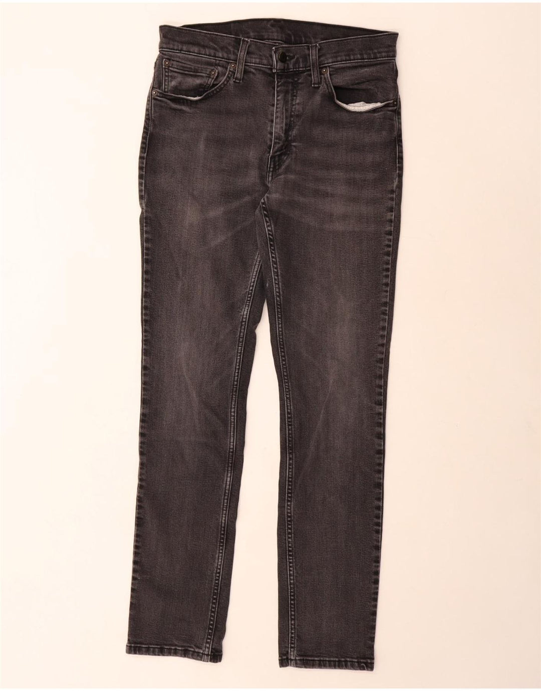 LEVI'S Mens 511 Slim Jeans W32 L32 Algodón Gris