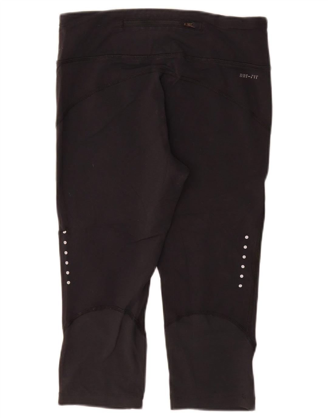 Nike Leggings Capri Dri Fit para Mujer UK 8 Small Black Nylon
