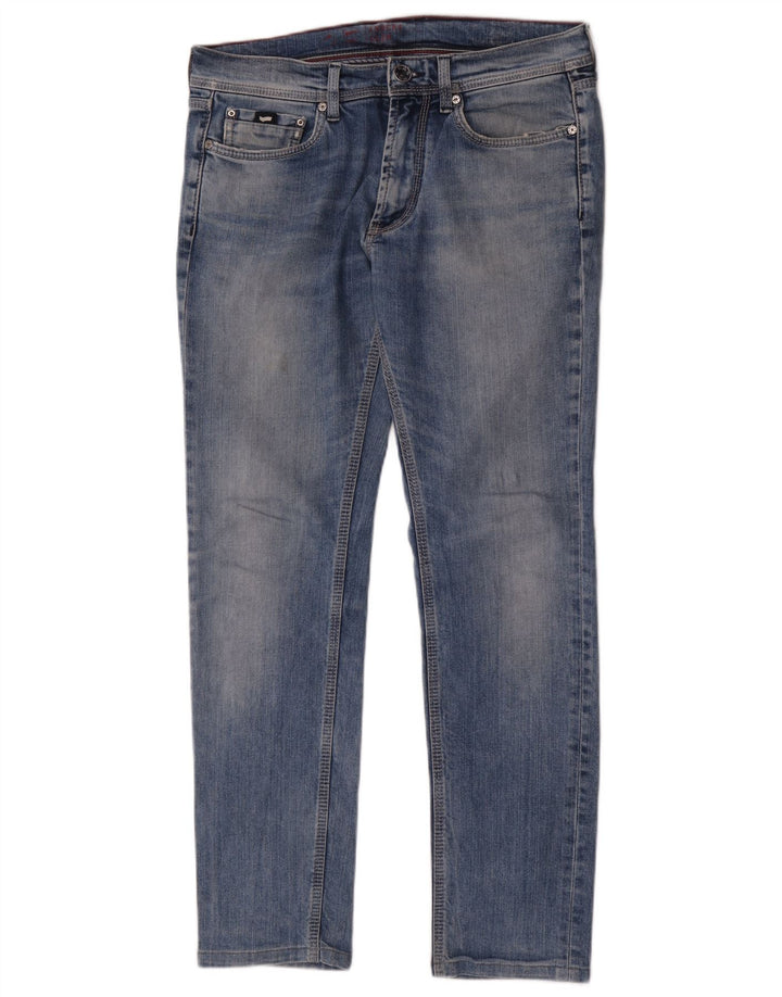 Gas Hombre Anders Slim Jeans W33 L30 Algodón Azul