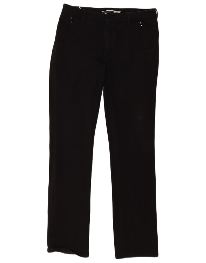 Vaqueros Rectos Mujer Sportmax W30 L32 Algodón Negro