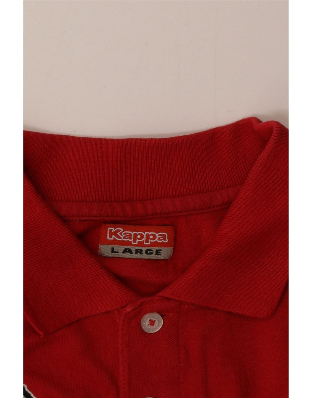 Kappa Polo Hombre Grande Rojo