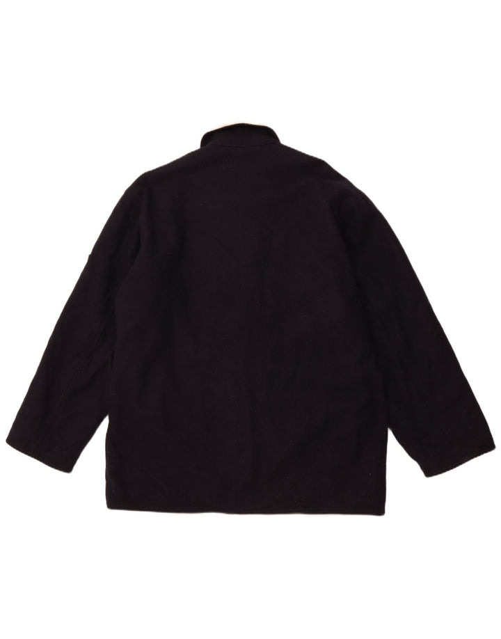 IVY OXFORD Chaqueta cortavientos para hombre UK 42 XL Algodón azul marino