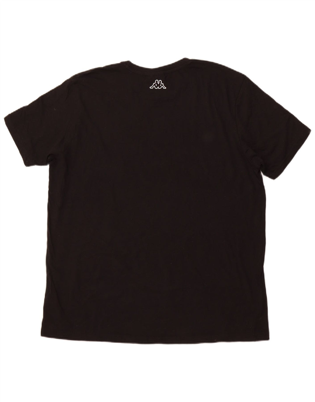 KAPPA Camiseta gráfica para hombre Top XL Algodón negro