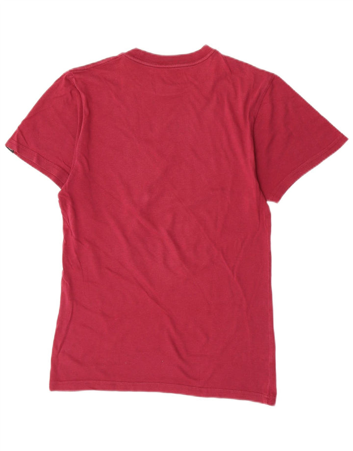 Camiseta Vans Custom Fit para hombre Top XS Algodón rojo