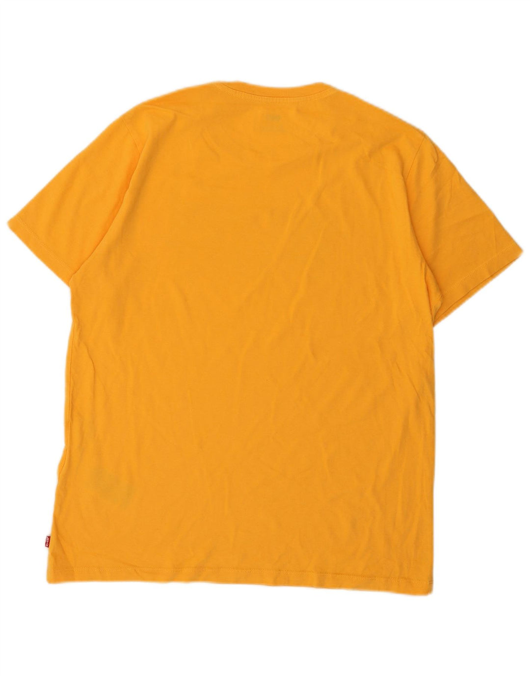 Levi's Hombre Camiseta Gráfica Top Algodón Amarillo Medio
