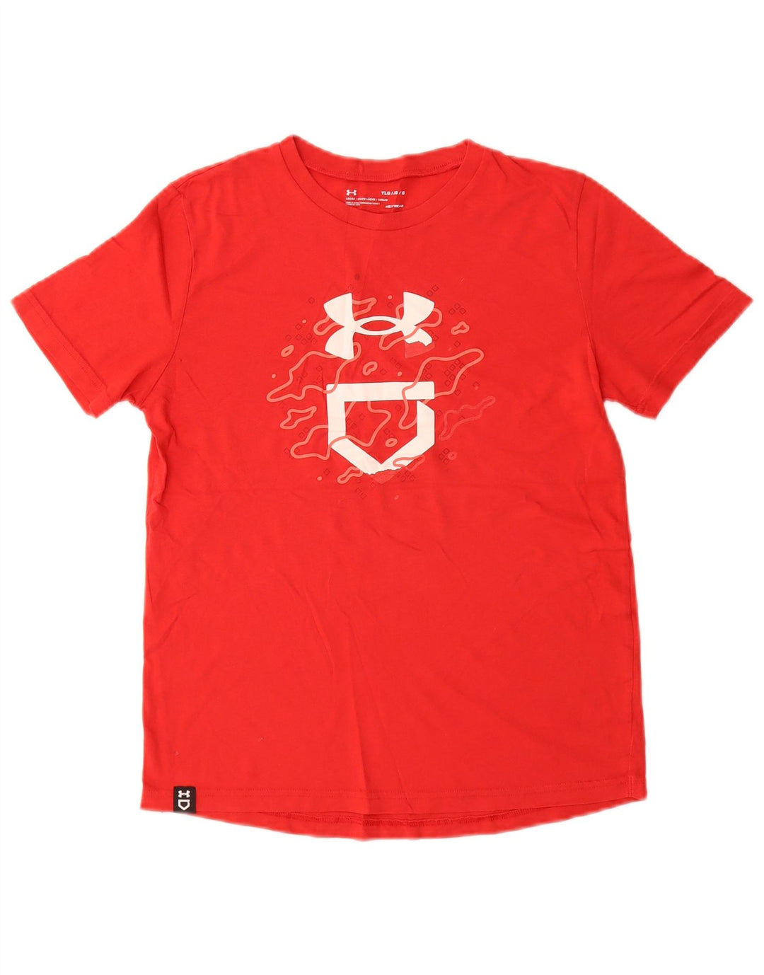 UNDER ARMOUR Camiseta gráfica Heat Gear para niños 11-12 años Grande Rojo