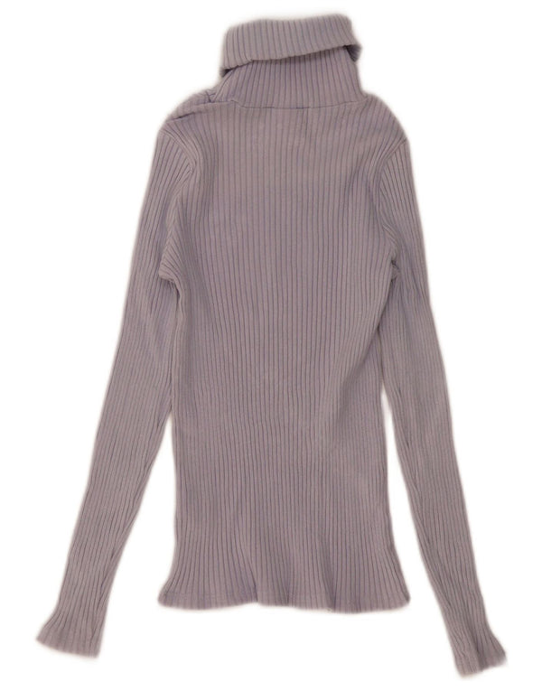 Zara Jersey Niña Cuello Vuelto 11-12 Años Morado Algodón
