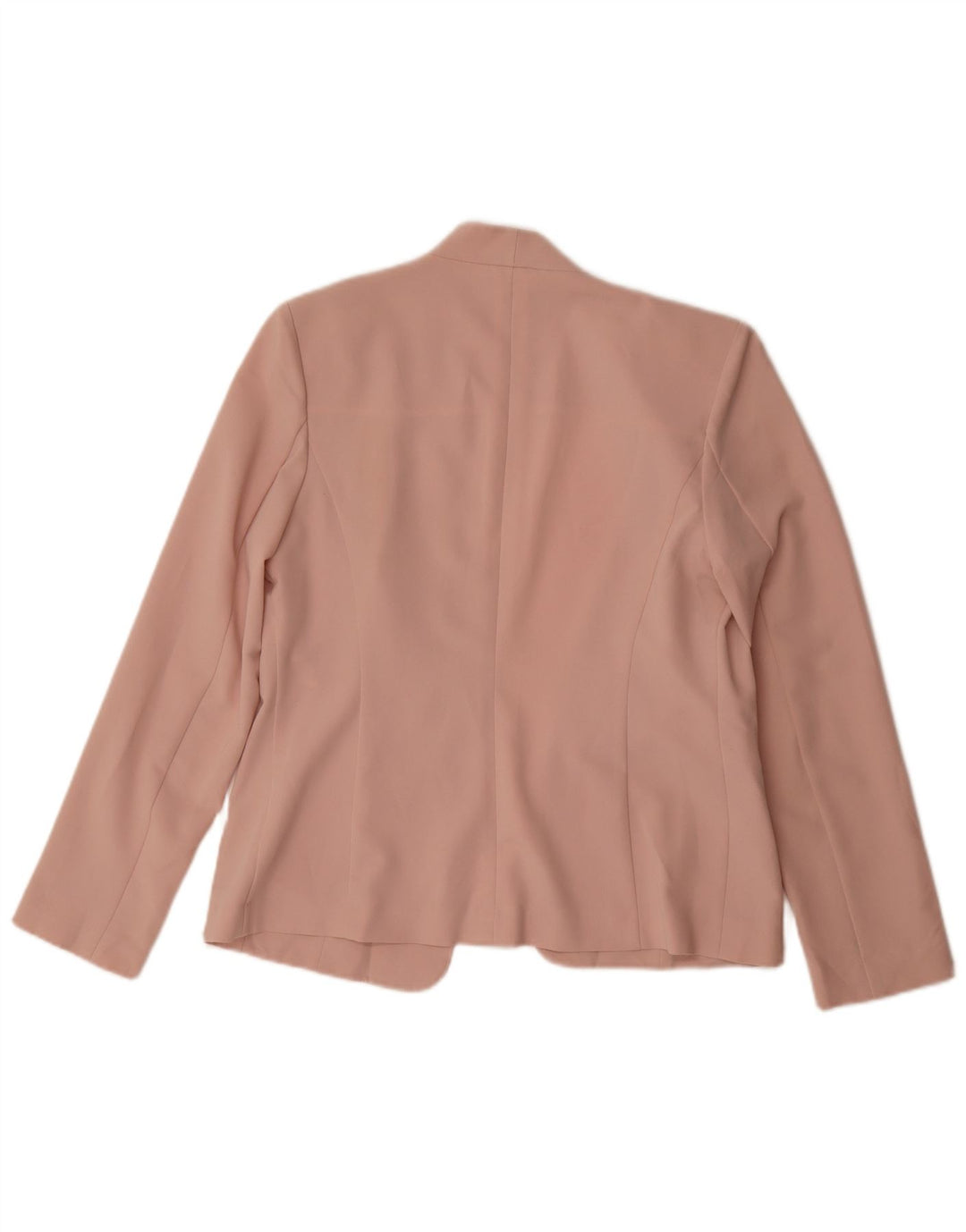 Marks & Spencer Chaqueta tipo blazer abierta para mujer UK 40 Poliéster rosa medio
