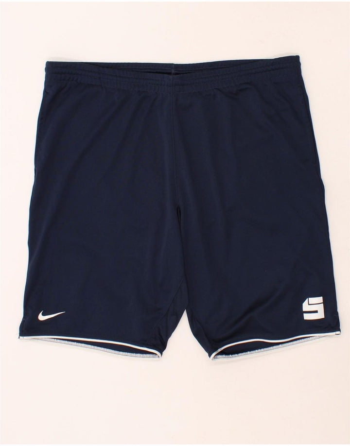 NIKE Mens Sport Shorts XL Blue Polyester Vintage Nike and Second-Hand Nike from Messina Hembry 
