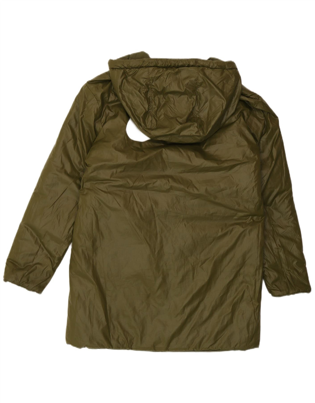 Nike Abrigo acolchado reversible gráfico para mujer UK 44 Poliéster caqui medio