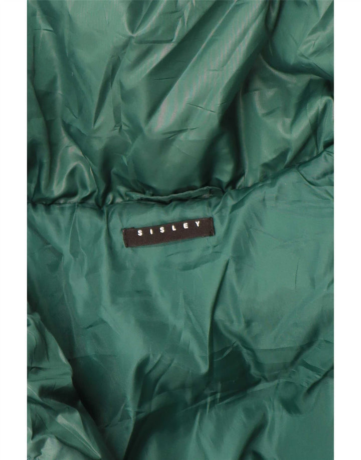 Sisley Chaqueta acolchada para mujer Reino Unido 46 Grande Verde
