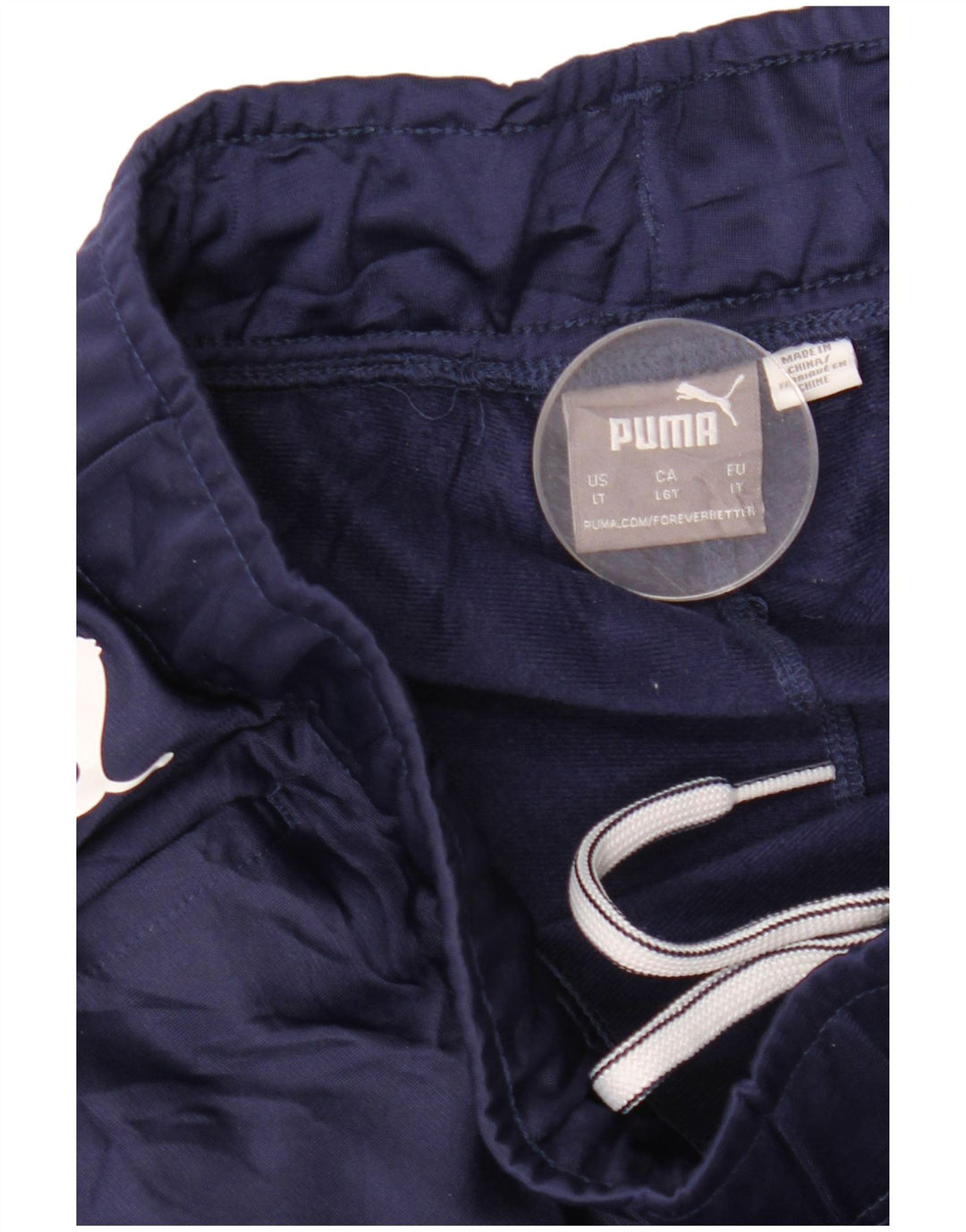 Puma Pantalones De Chándal Para Hombre Large Azul Marino Colorblock